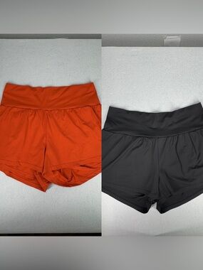2 Pr Halara SoftlyZero Airy Super High Waisted Cool Touch Yoga Shorts Pockets XL